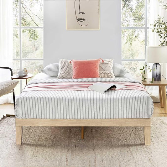 Mellow Naturalista Classic 12 Inch Solid Wood Platform Bed by MELLOW