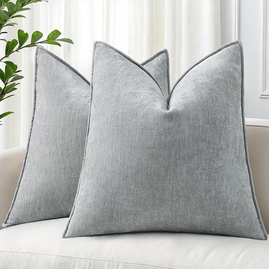 decorUhome Summer Couch Throw Pillow Covers 20x20 Set of 2, Decorative Soft by decorUhome