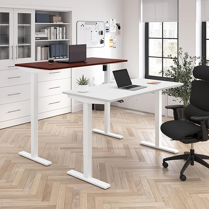 Bush Business Furniture 60-inch Electric Height Adjustable Standing Desk - Image 4