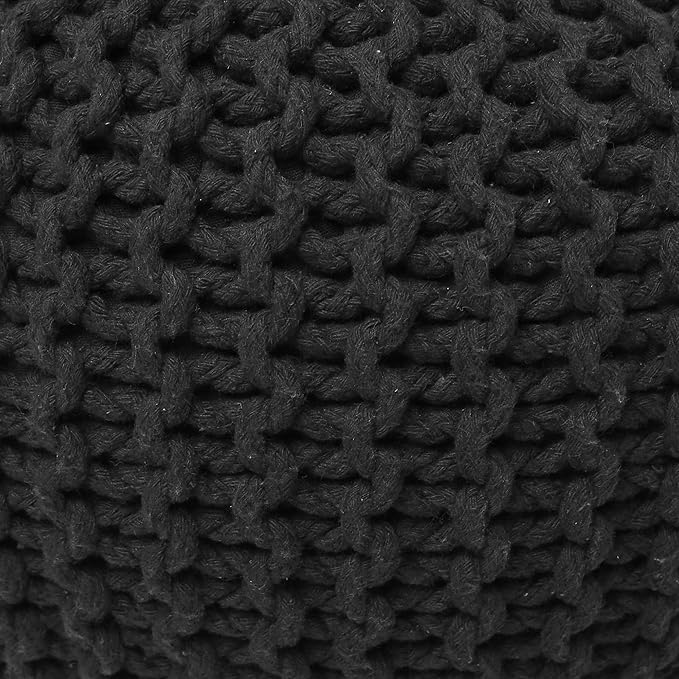 REDEARTH Round Pouf Foot Stool Ottoman - Image 7