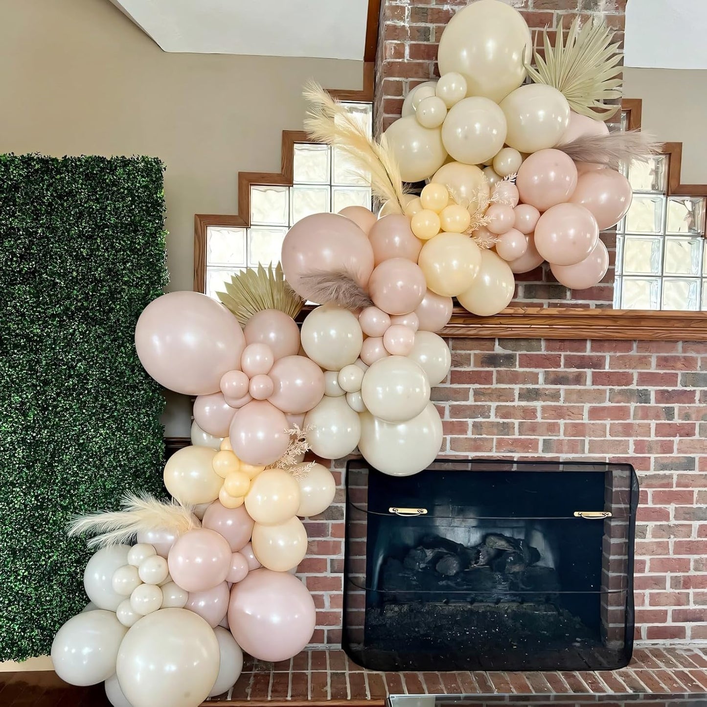 110pcs White Sand Balloons 12 Inch White Latex Balloon Garland Arch Kit for Birthday Baby Shower Anniversary Graduation Wedding Party Decorations