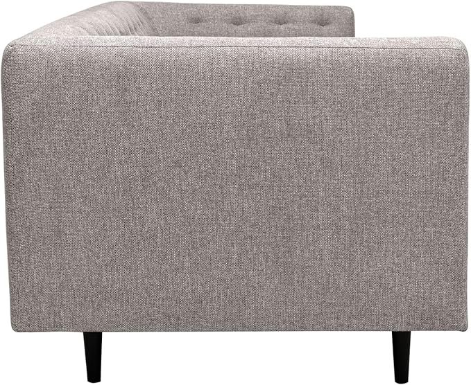 Armen Living Annabelle 80" Modern Gray Fabric Sofa - Image 4