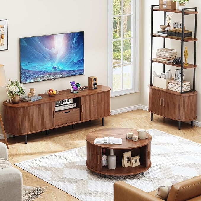 ONBRILL 69" TV Stand with Power Outlet - Image 7