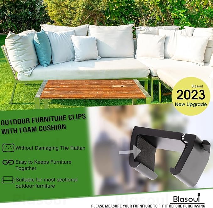 Blasoul Universal Heavy-Duty Outdoor Furniture Clips - Image 9