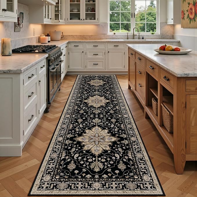 RELEANY Area Rugs 3'x9' Runner Rug Non Slip Washable by RELEANY