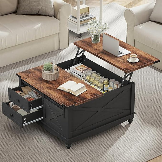 ALLSTAND 31.5" Lift Top Coffee Table by ALLSTAND