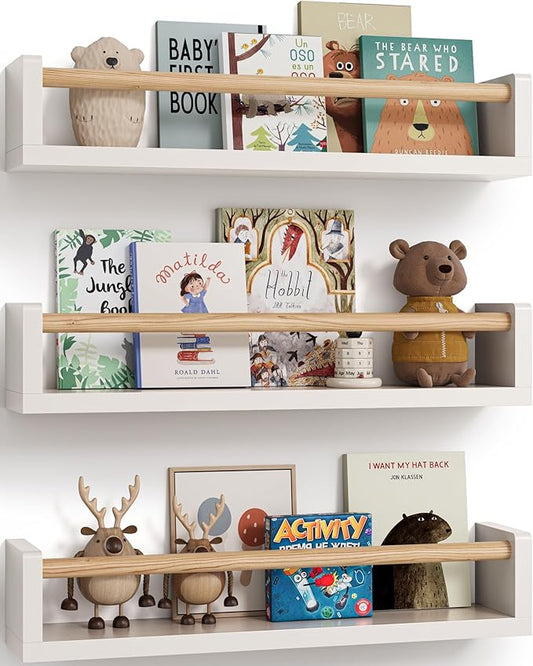 G&W Gruwald Nursery Book Shelves, Wall Bookshelf, Book Shelf by G%26W+Gruwald