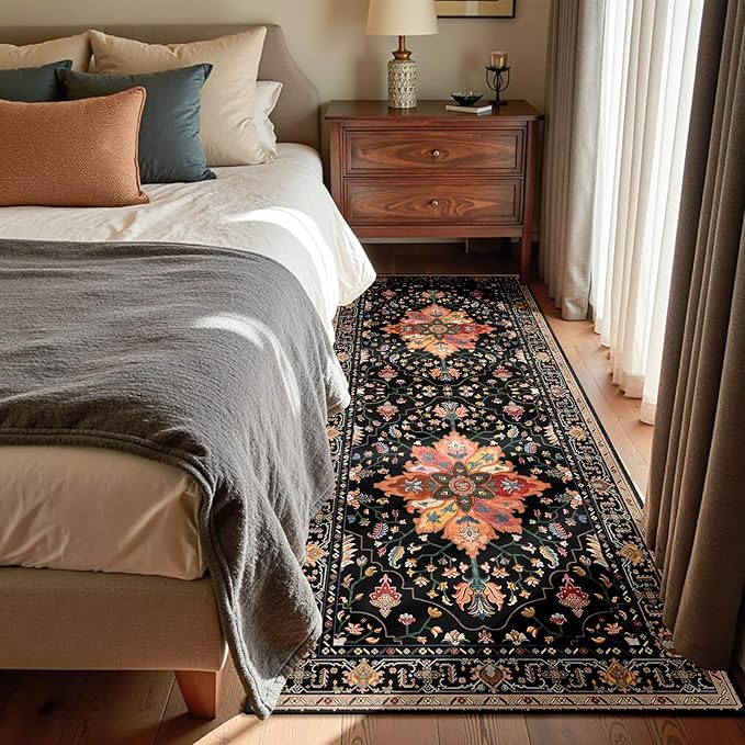 RELEANY Area Rugs 3'x8' Runner Rug Non Slip Washable - Image 2