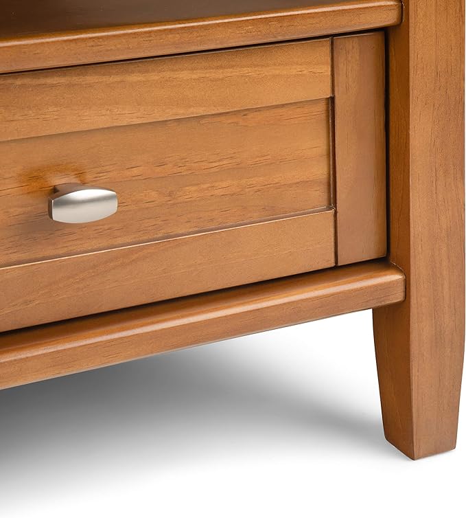 SIMPLIHOME Warm Shaker Solid Wood Transitional-Style 36-inch Wide Coffee Table - Image 9