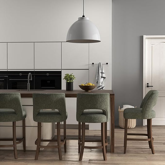 VKNOW Bar Stools Set of 4, Modern Counter Stools by VKNOW