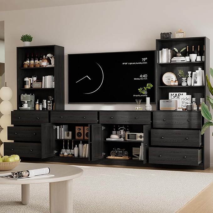 TUSY 71" Large TV Stand Set - Image 4