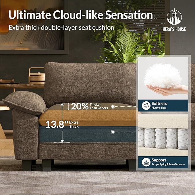 HERA'S HOUSE 158" Modular Sectional Sofa, Oversized L Shaped Couches - Image 6