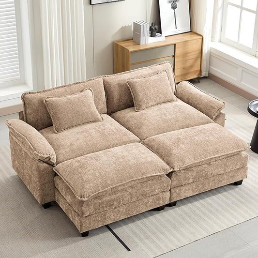 Oprisen 86" Modular Sectional Sofa, Comfy Cloud Couch Sectional Sofa by Oprisen
