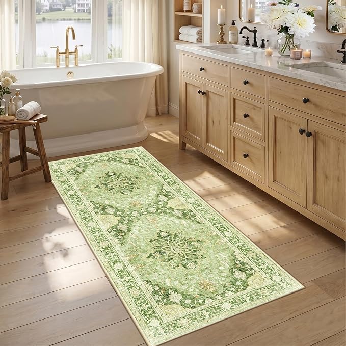RELEANY Area Rugs 2'6"x5' Runner Rug Non Slip Washable - Image 2