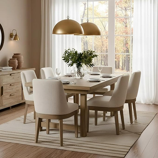 RIVOVA Modern Dining Chairs Set of 6, Comfortable Dining Room Chairs by RIVOVA