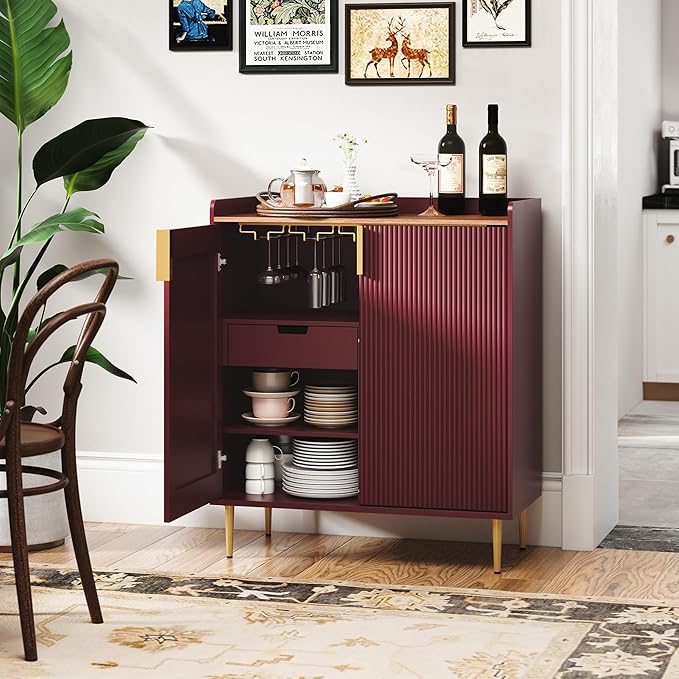 ARTPOWER Coffee Bar Cabinet - Image 5