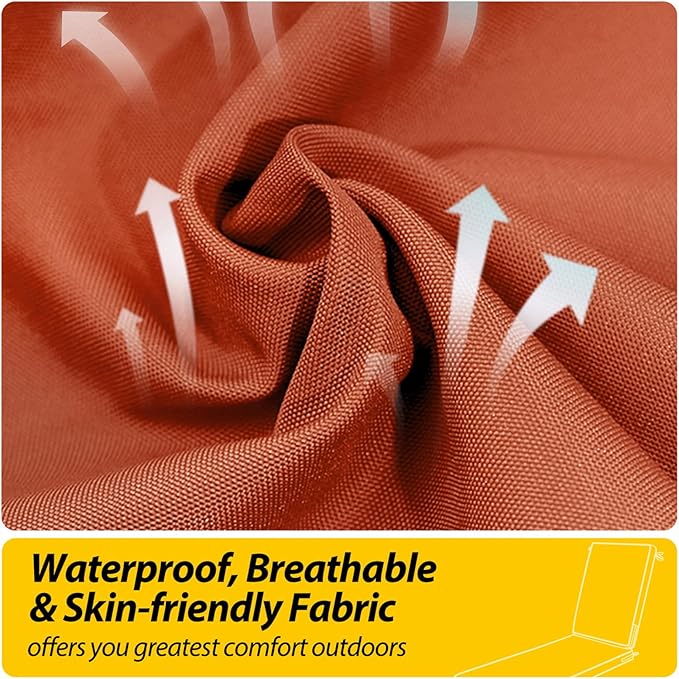 AAAAAcessories Outdoor Chaise Lounge Cushions, Fade-Resistant, Waterproof Patio - Image 4