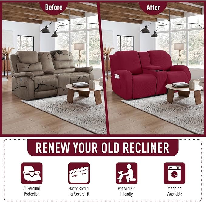 TAOCOCO Loveseat Recliner Cover - Image 5