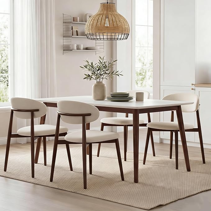 UVV Dining Chairs Set of 2, Metal Kitchen Chairs - Image 3