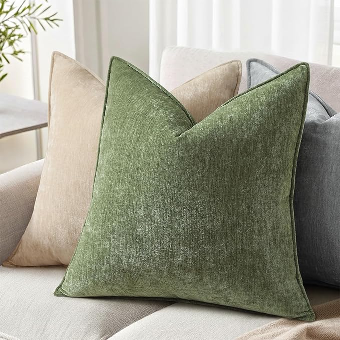 decorUhome Summer Couch Throw Pillow Covers 20x20 Set of 2, Decorative Soft - Image 3