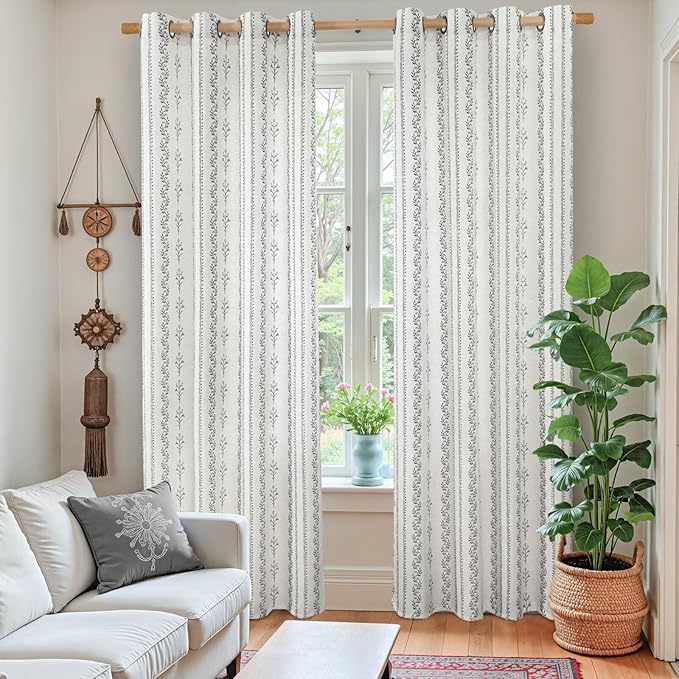 BGment Boho Curtains for Living Room 2 Panels, Each Panel 52 Inches Wide - Image 2