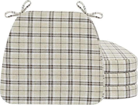 AAAAAcessories D-Shaped Chair Cushions, Machine-Washable Cover by AAAAAcessories