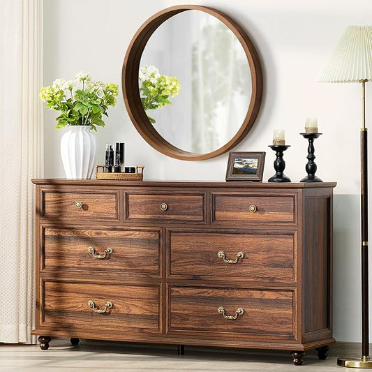 Joaxswe Farmhouse 54" 7 Drawers Dresser by Joaxswe