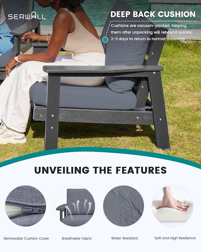 SERWALL HDPE Outdoor Couch - Image 3