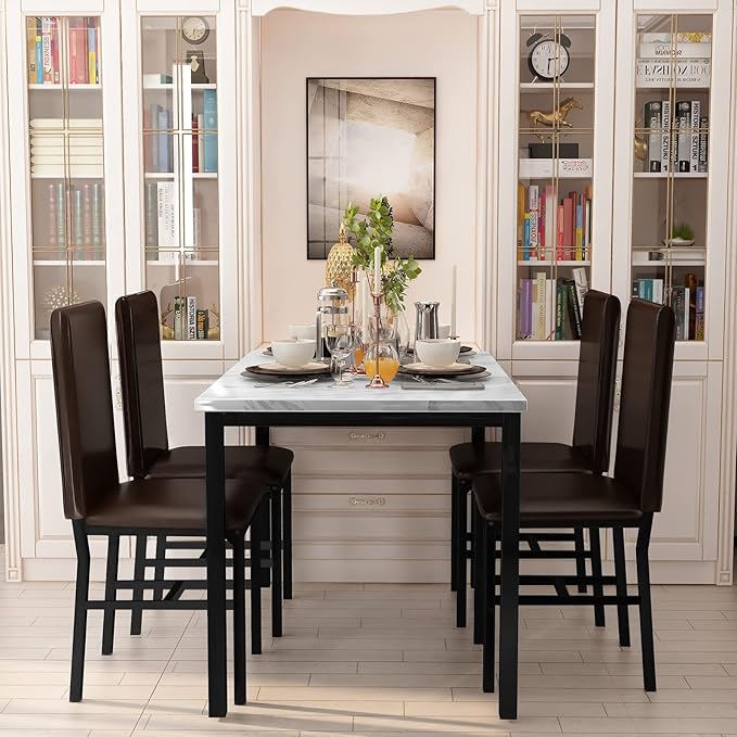 AWQM 5 Piece Dinning Table Sets - Image 4