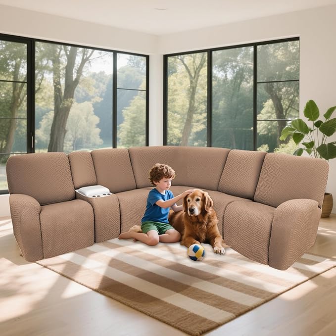 100% Waterproof Sectional Recliner Couch Covers - Image 2