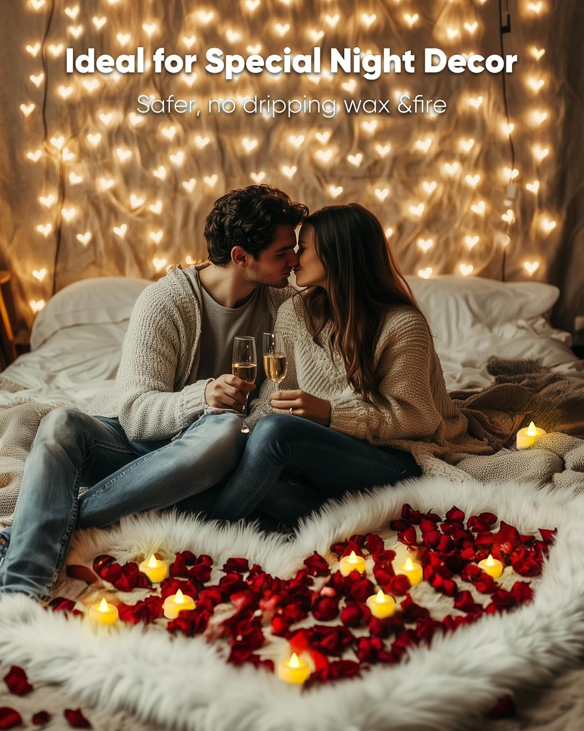 Amagic 12 Pack Remote Candles, Tea Lights with Timer, 400+Hours Flickering Flameless Battery Operated LED TeaLights Candles with Remote, for Table Centerpieces, Home Decor, Wedding, Party (Ivory)