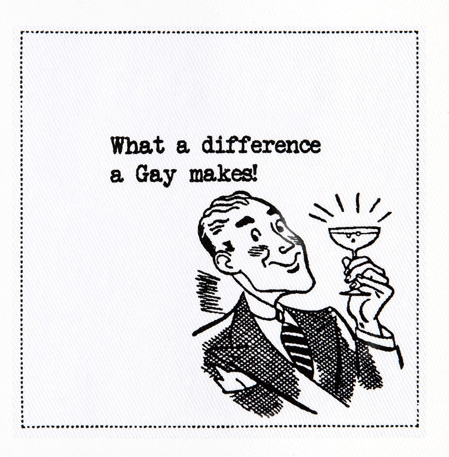 Five Star Napkins Pride Quotes, White Cotton Cocktail Napkins, Beverage Napkins, Bar Napkins, Cloth Napkins, Party Napkins, Events, Holidays, Weddings, Birthdays, Disposable, 4.5" x 4.5"- (50x)