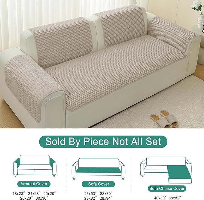 Foxdecor Couch Cover Sofa Covers Washable, Dog Bed Cover Couch Covers - Image 6