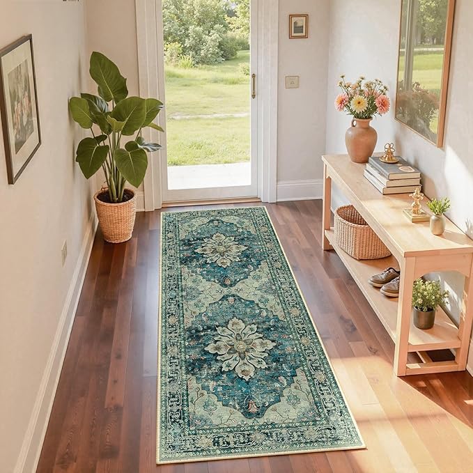 RELEANY Area Rugs 2'x6' Runner Rug Non Slip Washable by RELEANY