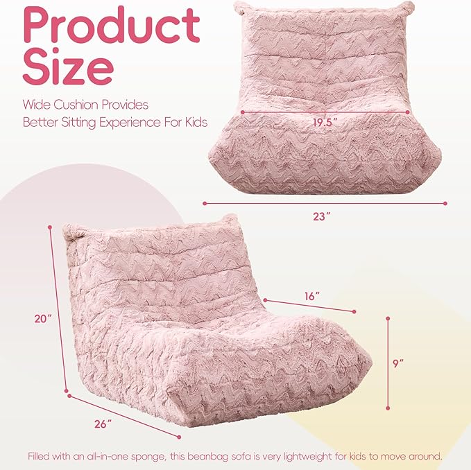 Hobestluk Small Bean Bag Chair - Image 2