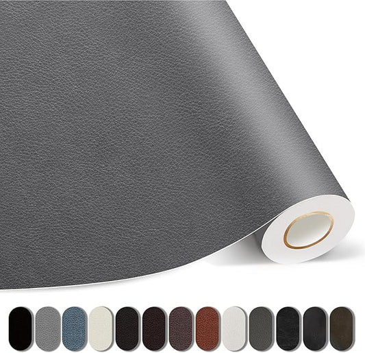 Kangshoon Leather Repair Patches, 17X79 Inch Self-Adhesive Leather Repair Tape by GiveYourFurnitureaNewLife