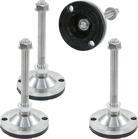 Heavy Duty 5000 lb Capacity Stainless Steel Adjustable Leveling Feet by TERMATH
