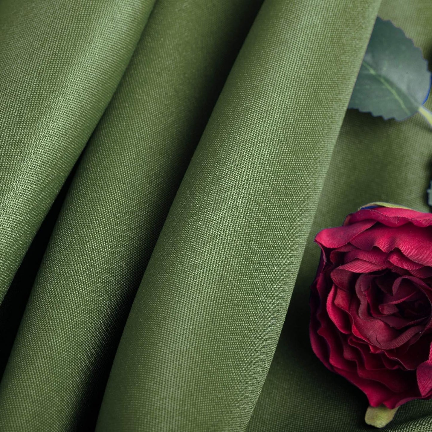 Ascoza 2pack 108 Inch Willow Round Tablecloth in Washable Polyester Fabric for Wedding/Banquet/Restaurant/Parties