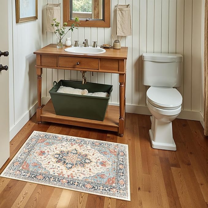 RELEANY Area Rugs 2'x4' Kitchen Rugs Entry Rug Small Rugs - Image 9