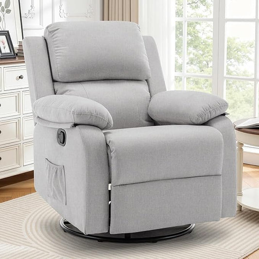 Korser Recliner Chair, 360 Swivel Rocker Chair by KORSER