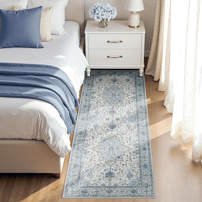 RELEANY Area Rugs 2'x6' Runner Rug Non Slip Washable by RELEANY