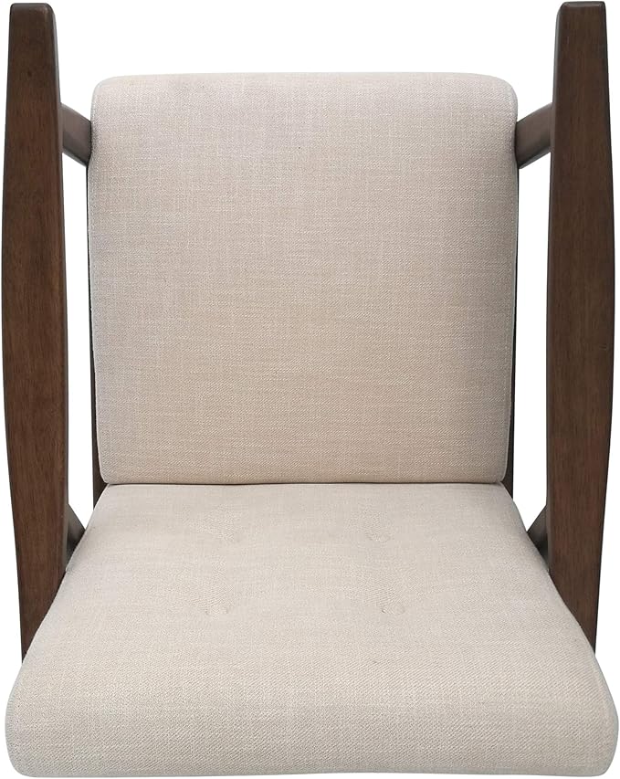 Christopher Knight Home Aurora Mid-Century Modern Accent Chair, Rubberwood - Image 9