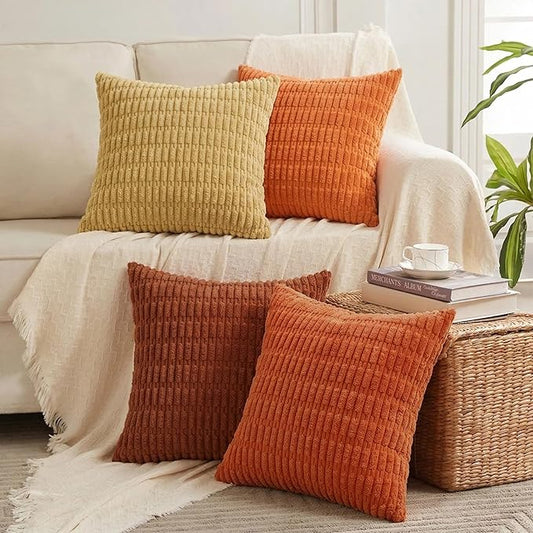 Fancy Homi 4 Packs Decorative Throw Pillow Covers by Fancy+Homi
