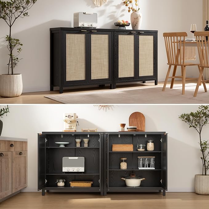 SICOTAS Sideboard Buffet Storage Cabinet - Image 9