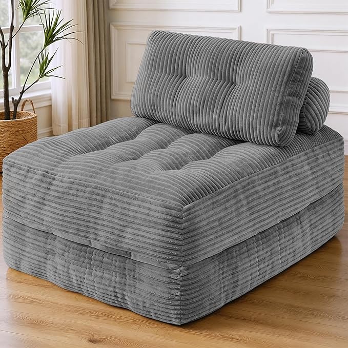 Folding Sofa Bed, Convertible Sleeper Chair by SIMFLAG