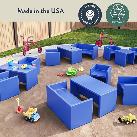 Children's Factory Cube Chairs, Woodland CF910-047, Classroom Furniture - Image 2
