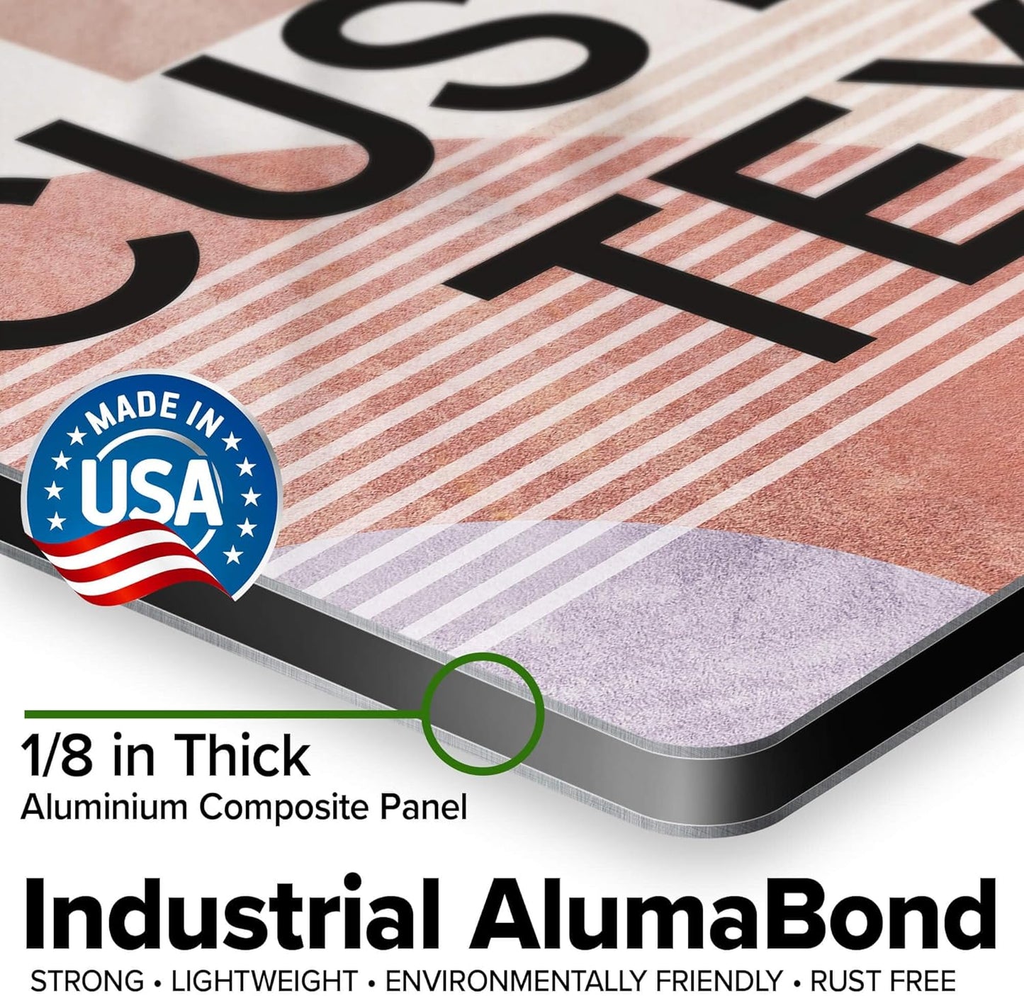 Custom Sign, Custom Street Sign, 11 Font Colors, 13 Font Styles, 4 Hole Options, 22 Sizes, 10x14 Inches, Rust Free DiBound, Fade Resistant, Made in USA by My Sign Center (Mid-Century Modern 1)