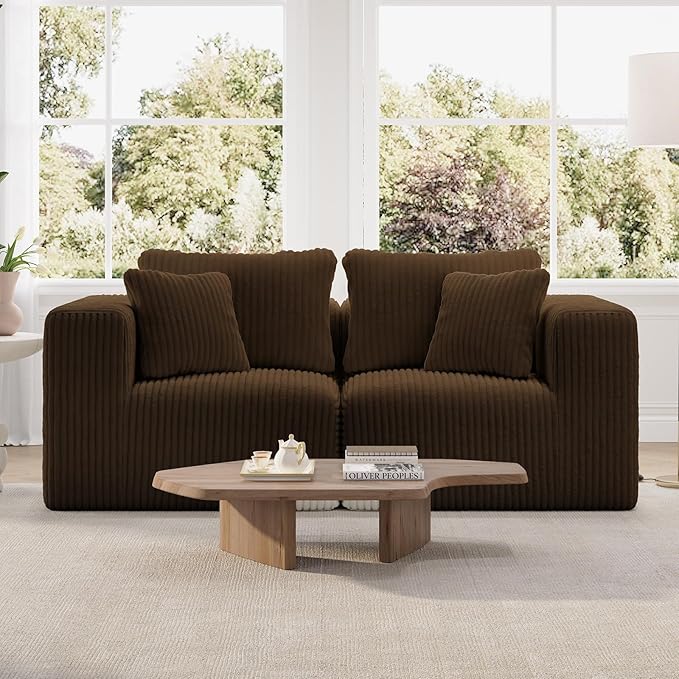 Novilla 70.8" Modular Sectional Sofa, Modern Cloud Sectional Couch by Novilla