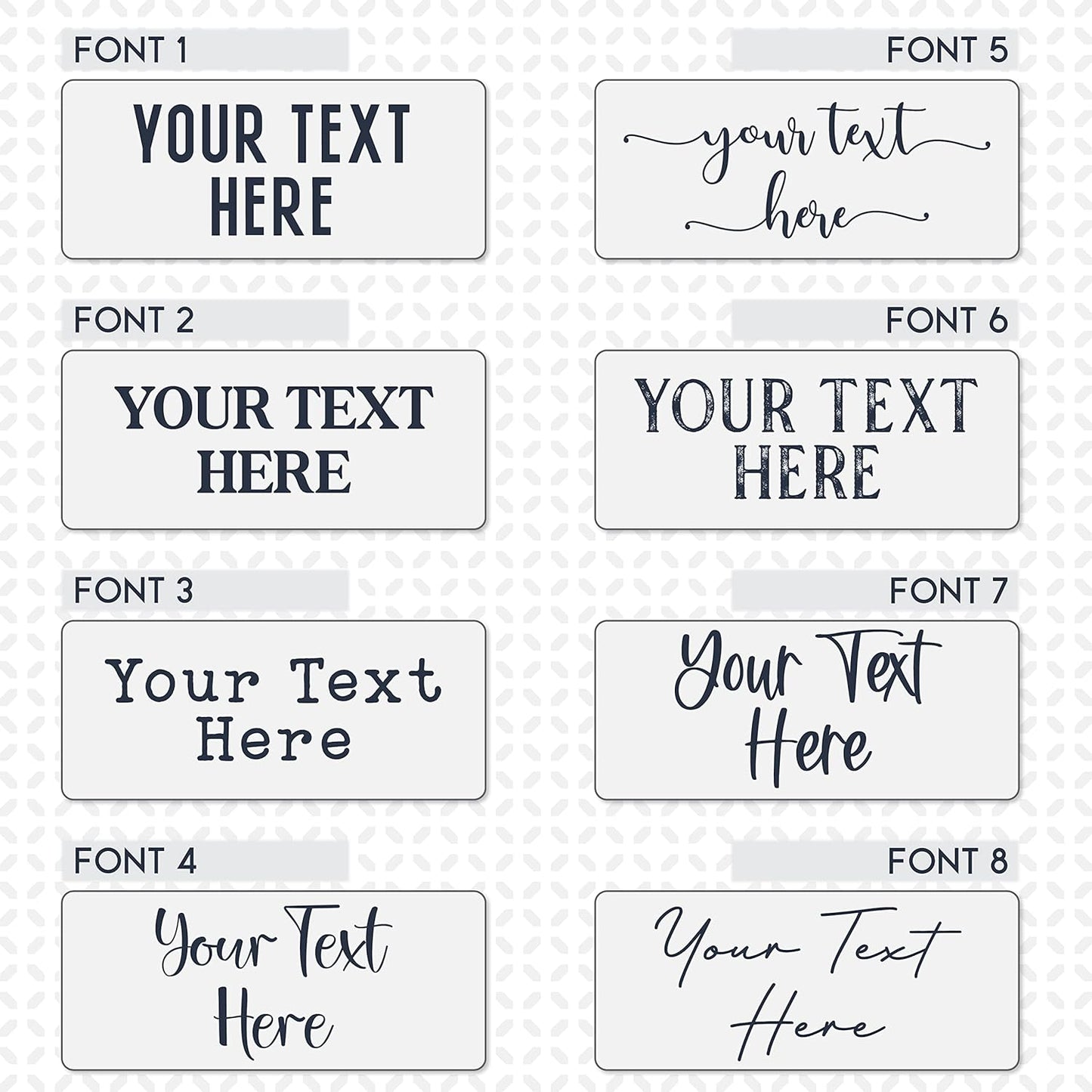 Personalized Signs for Home, Custom Sign with Any Text, 3 Sizes - 12 Background Options & 8 Fonts - Customizable Sign 18X7