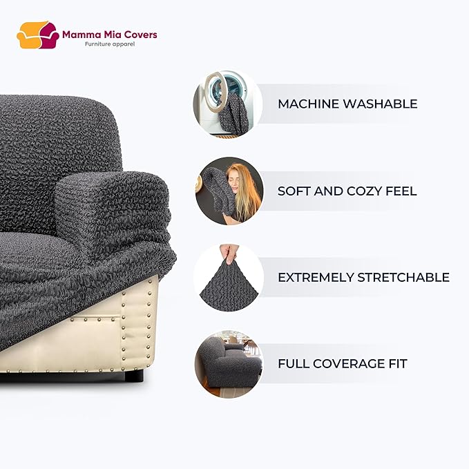 PAULATO BY GA.I.CO. Stretch Armchair Cover - Image 4